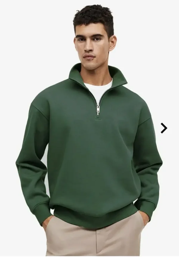 Men Full Sleeve Solid Sweatshirt