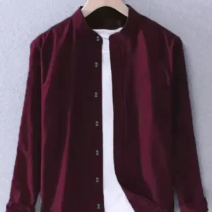 men trendy brown shirt